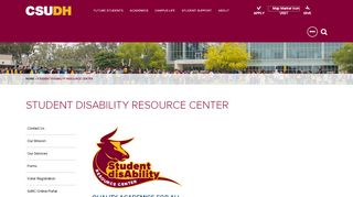 
                            9. Student disAbility Resource Center - csudh.edu
