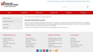 
                            9. Student Email Account - Bunker Hill Community College