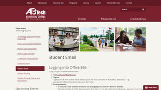 
                            1. Student Email - Asheville-Buncombe Technical Community College