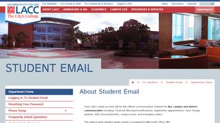 
                            6. Student Email - Department Home - Los Angeles …