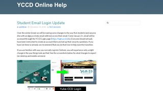 
                            4. Student Email Login Update – YCCD Online Help