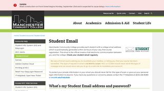 
                            1. Student Email - Student Accounts - Manchester Community ...