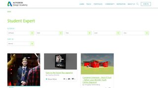 
                            3. Student Expert - Autodesk Design Academy