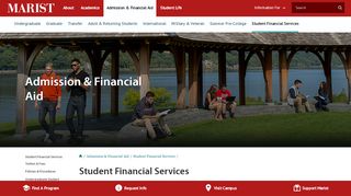 
                            8. Student Financial Services | Welcome - Marist College