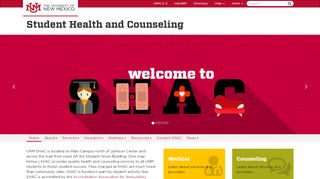 
                            1. Student Health and Counseling | The University of New Mexico