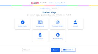 
                            9. Student Help – NoRedInk Help Center