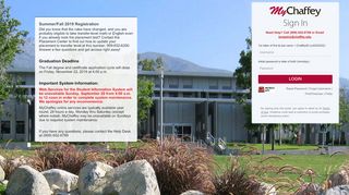 
                            2. Student Home Welcome Welcome to the MyChaffey Student Portal ...