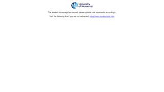 
                            10. Student homepage - University of Worcester