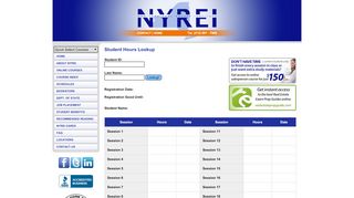 
                            4. Student Hours Lookup NYREI - Real Estate Classes in NY ...
