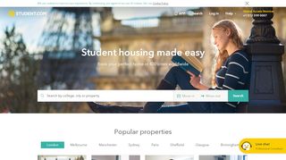 
                            5. Student Housing Made Easy • Student.com