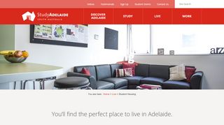 
                            5. Student Housing | StudyAdelaide