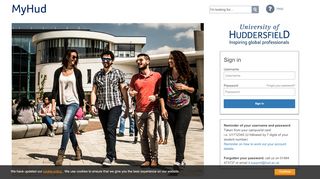 
                            1. Student Hub Login - University of Huddersfield