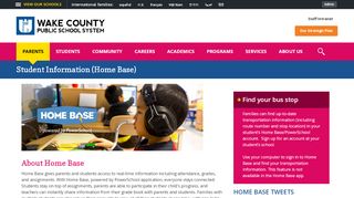 
                            4. Student Information (Home Base) / Overview - Wake County ...