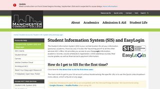 
                            4. Student Information System (SIS) and EasyLogin - Student Accounts ...