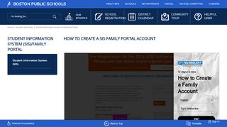 
                            4. Student Information System (SIS)/Family Portal / How to a ...