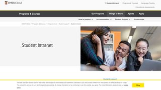 
                            1. Student intranet - UNSW Global