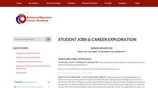 
                            7. STUDENT JOBS & CAREER EXPLORATION - reca.srce.ca