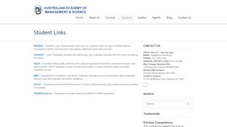 
                            5. Student Links | Australian Academy of …