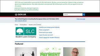
                            8. Student Loans Company - GOV.UK