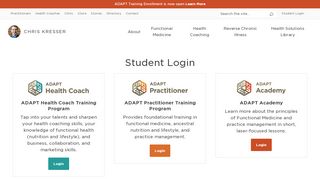 
                            4. Student Login | Chris Kresser