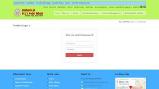 
                            2. Student Login - dldavsb