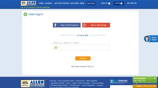 
                            6. Student Login for Online Test Series: Allen Career ...