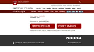 
                            6. Student Login: Full-Time MBA: Programs: Kelley …