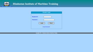 
                            8. Student Login Page - HIMT