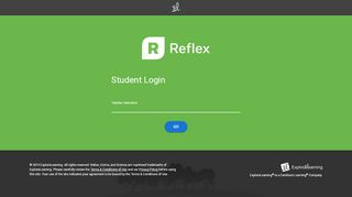
                            8. Student Login - reflex.explorelearning.com