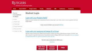 
                            7. Student Login | Rutgers University - Center for Online ...