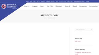 
                            3. STUDENT LOGIN – Rvim - rvitm.com