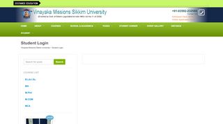 
                            4. Student Login | Vinayaka Missions Sikkim University