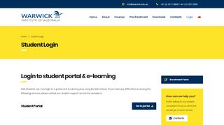 
                            10. Student Login – Warwick Institute of Australia