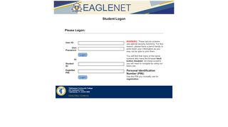 
                            9. Student Logon - eaglenet.tcc.fl.edu