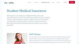 
                            5. Student Medical Insurance – Academic HealthPlans