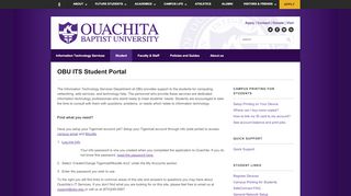 
                            1. Student - Ouachita Baptist University | Christian Liberal Arts ...
