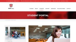 
                            9. Student Portal – ALTEC College