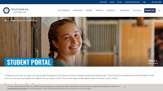 
                            9. Student Portal: An information service for National University's students