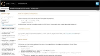 
                            1. Student Portal - Conestoga College