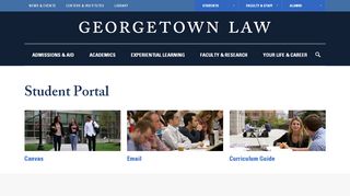 
                            7. Student Portal | Georgetown Law