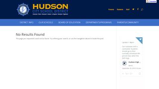
                            9. Student Portal | Hudson City School District