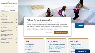 
                            8. Student Portal: information for students | Tilburg University