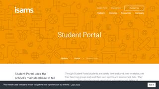 
                            5. Student Portal - iSAMS