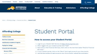 
                            10. Student Portal | JCTC