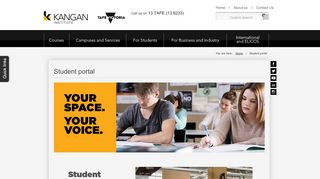 
                            4. Student portal - kangan.edu.au