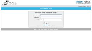 
                            10. Student Portal Login - College of the Atlantic