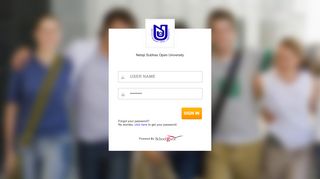 
                            1. Student Portal - Login Page - Netaji Subhas Open University