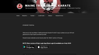 
                            8. Student Portal - Maine Traditional Karate