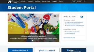 
                            1. Student Portal | Miami Dade College