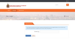 
                            1. Student Portal > My Login - lautech odl